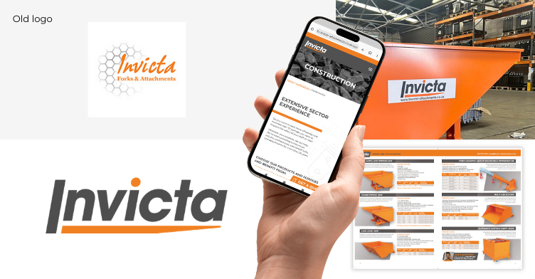 Invicta logo before and after